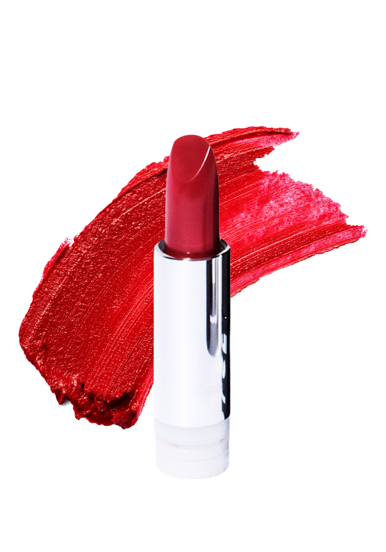 rouge a levres vegan rechargeable rouge