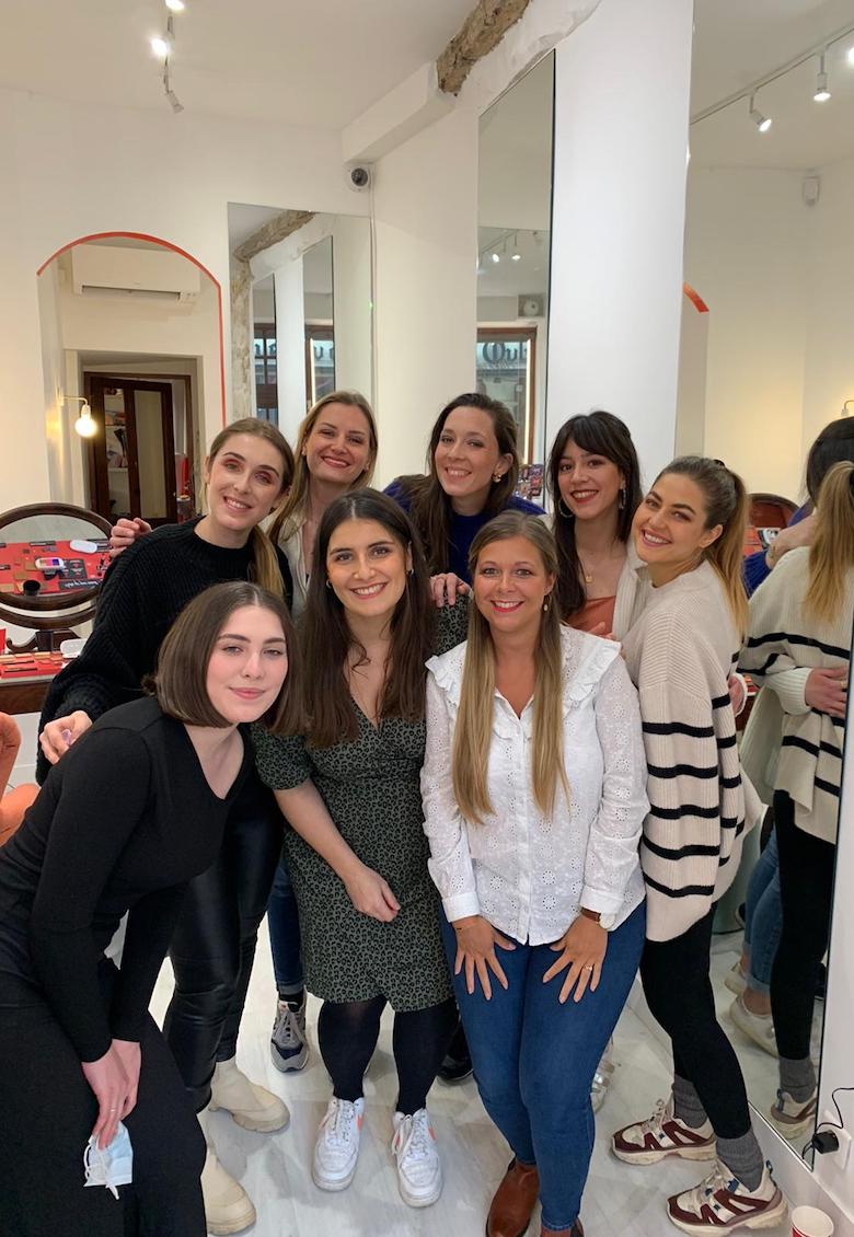 copines cours de maquillage